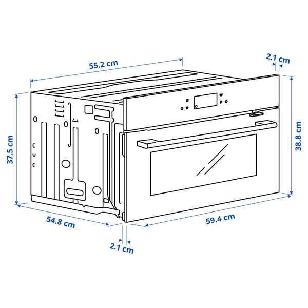 Illustration with measurements for the product: FRILLESBO.