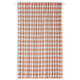 GLANSHAGTORN curtain: orange, white, blue plaid, cotton, rectangular.
