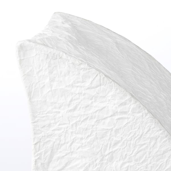 White crumpled paper texture, likely used for crafting or decor.