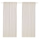 HANNALILL curtains, off-white, made of 100% cotton, simple and elegant design, ideal for privacy and light control.