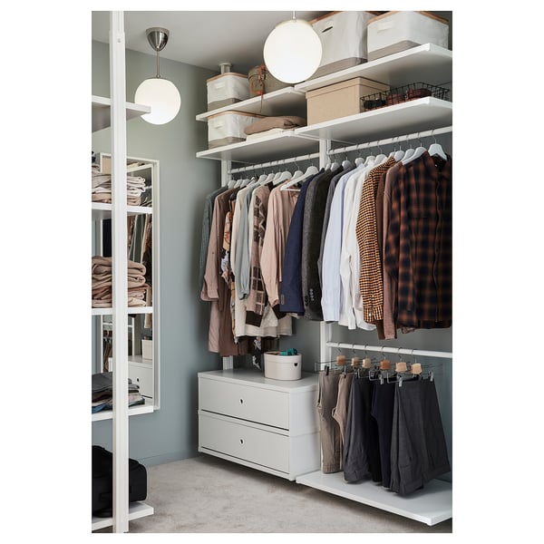 HÖLJES Pendant downlighter, white, 25 cm