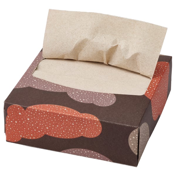 HÖSTAGILLE Paper napkin with box, -, 32x16 cm