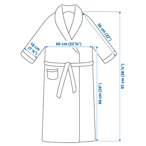 Illustration with measurements for the product: KÄRRFIBBLA.
