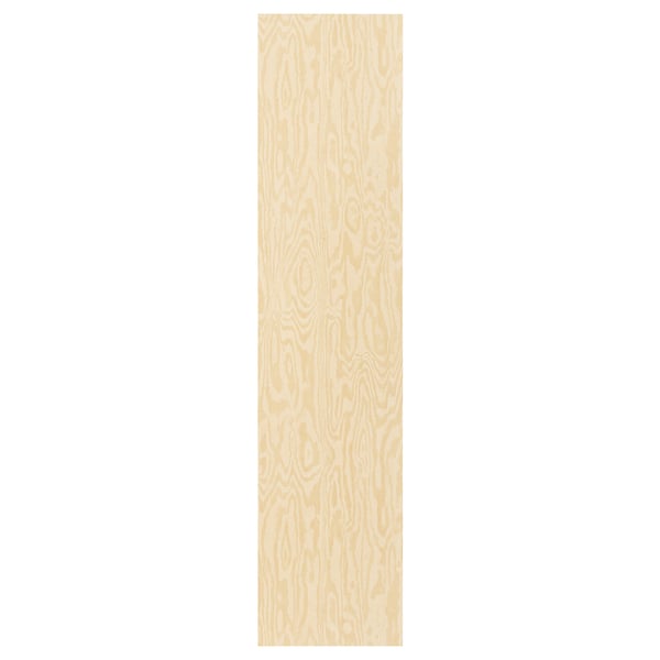 KALBÅDEN pine-style door for platsa, light beige, rectangular, modern rustic design.