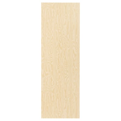 KALBÅDEN pine-style wooden door panel in beige. Sleek edges and streamlined design, perfect for platsa storage solutions.