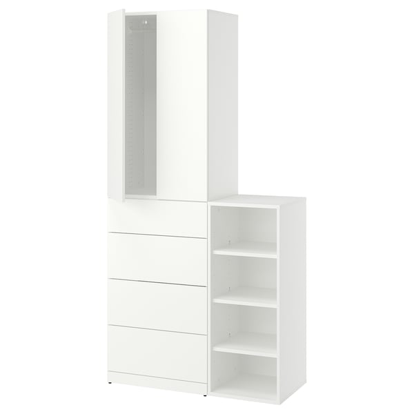 LASTARE Storage combination, white, 100x42x201 cm
