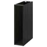 Black METOD kitchen cabinet, rectangular, modern design.
