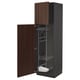METOD kitchen cabinet in dark brown with pull-out shelves.
