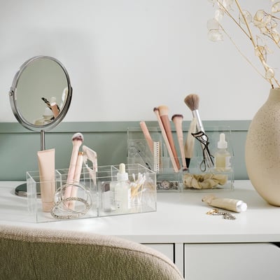 MOJAN Make-up storage with handle, 25x12 cm