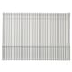 Striped roller blind, recycled polyester, adjustable with magnets.