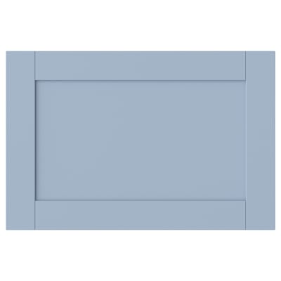 SANNIDAL Door with soft closing hinges, blue, 60x40 cm