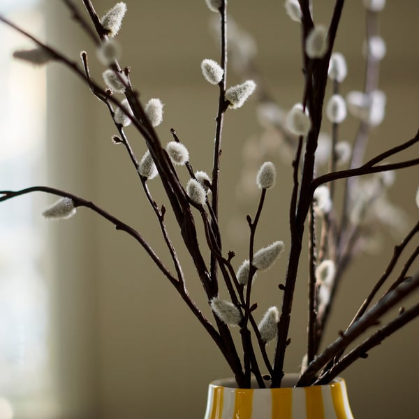 SMYCKA Artificial spray, Willow, 85 cm