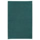 SÖDERSJÖN teal bath mat, soft cotton, rectangular with plain design.