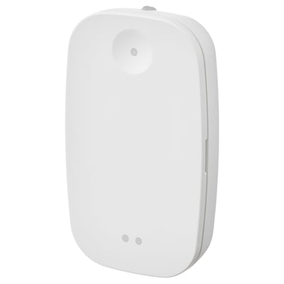 SOMRIG white smart remote button, rectangular shape, smooth design, abs plastic.