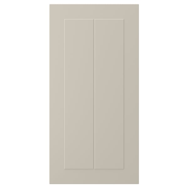 STENSUND beige cabinet door, classic design, lacquered fiberboard.