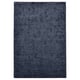 STOENSE navy blue shaggy rug, rectangular, soft pile.