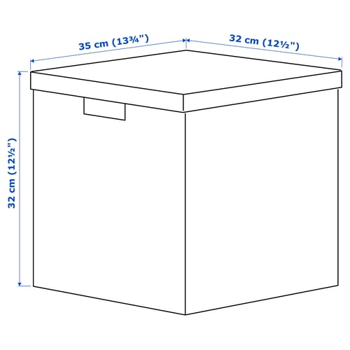 Illustration with measurements for the product: TJENA.