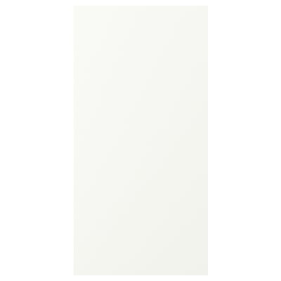 VALLSTENA white cabinet door, simple design, smooth finish.