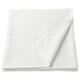 A white VÅRELD bedspread, rectangular, made of 100% cotton with a textured weave design.