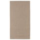 Rectangle natural fibre rug, flat-woven, jute-sisal blend.
