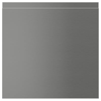 VOXTORP Drawer front, stainless steel effect, 40x40 cm