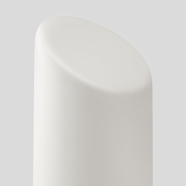 ÄDELLÖVSKOG Bougie bloc à LED, blanc/intérieur/extérieur, 16 cm