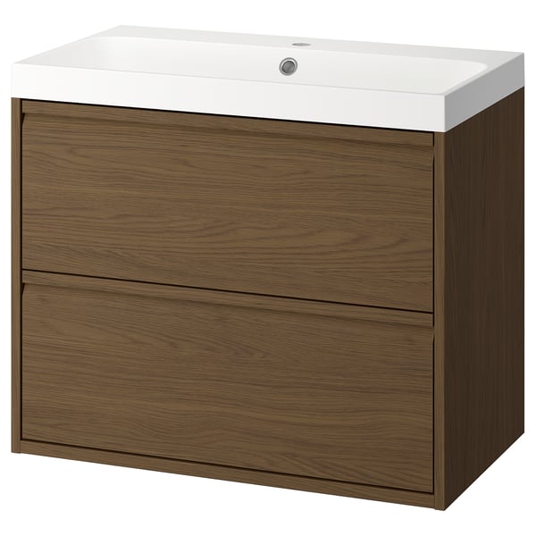 ÄNGSJÖN / BACKSJÖN Meuble lavabo avec tiroirs/vasque