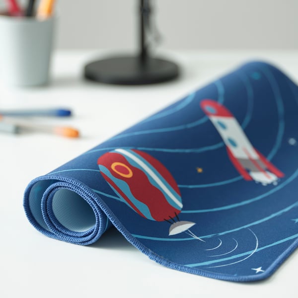 AFTONSPARV Sous-main, espace/bleu, 38x60 cm