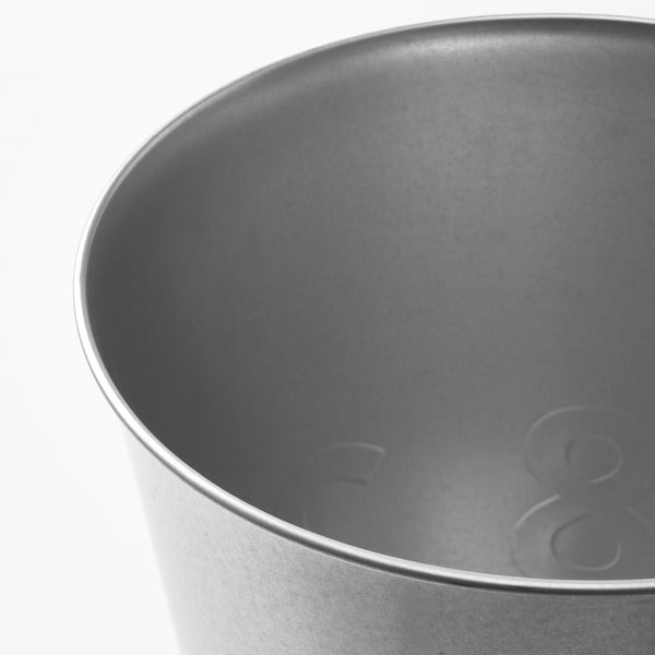 ÅKERBÄR Cache-pot, intérieur/extérieur/acier zingué, 24 cm