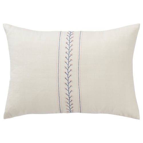 ÅKERNEJLIKA Housse de coussin, blanc cassé broderie, 40x58 cm