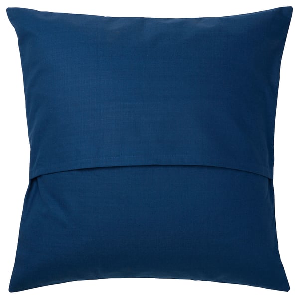 ÅKERNEJLIKA Housse de coussin, bleu broderie, 50x50 cm