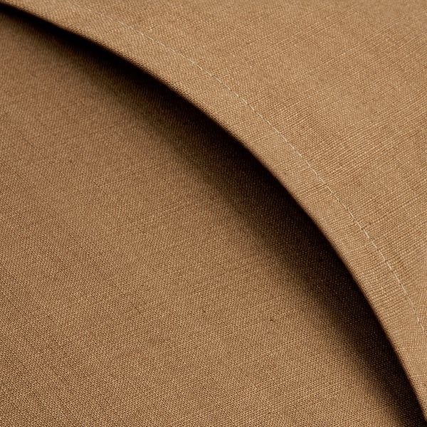 ÅKERNEJLIKA Housse de coussin, brun broderie, 50x50 cm