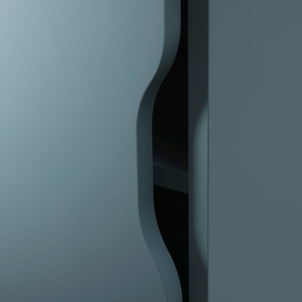 ALEX Rangement, gris turquoise, 36x70 cm