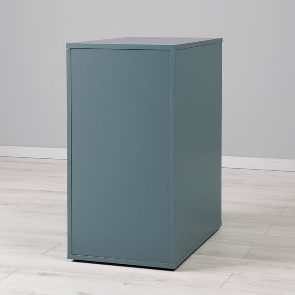 ALEX Rangement, gris turquoise, 36x70 cm
