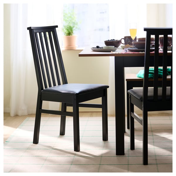 ÅLHULT Chaise, noir/Bomstad noir