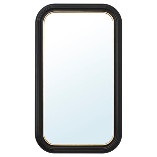 ALMARÖD Miroir, noir, 70x120 cm