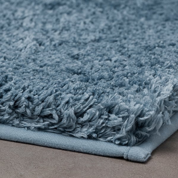 ALMTJÄRN Tapis de bain, bleu, 60x90 cm