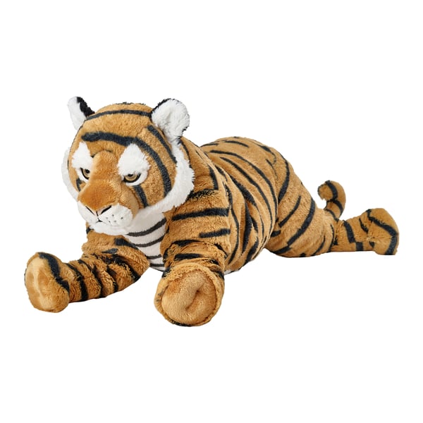 ALPTALL Peluche, tigre du Bengal/rayé orange clair, 60 cm