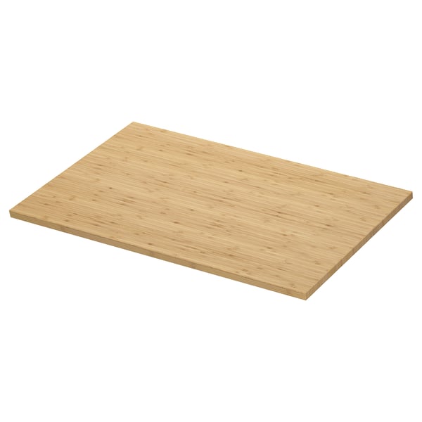 ÅLSKEN Plateau, bambou/plaqué, 82x49 cm