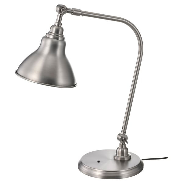 ANKARSPEL Lampe de bureau, effet étain