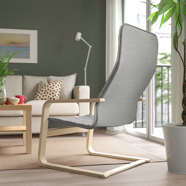 ÅRSUNDA Fauteuil, Knisa gris clair