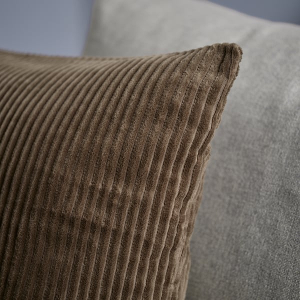 ÅSVEIG Housse de coussin, gris brun, 50x50 cm