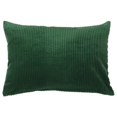 ÅSVEIG Housse de coussin, vert foncé, 40x58 cm