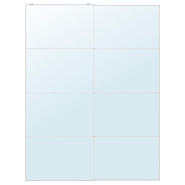 AULI Jeu 2 ptes coul, miroir, 150x201 cm