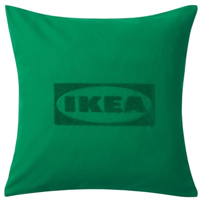 AURTIENDE Housse de coussin, vert, 50x50 cm