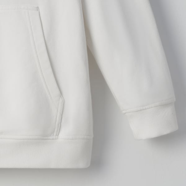 AURTIENDE Sweatshirt à capuche, blanc, S/M