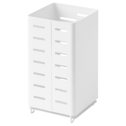 AVSTEG Égouttoir à couverts, blanc, 18 cm
