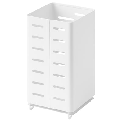 AVSTEG Égouttoir à couverts, blanc, 18 cm