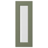 AXSTAD Porte vitrée, gris vert, 30x80 cm