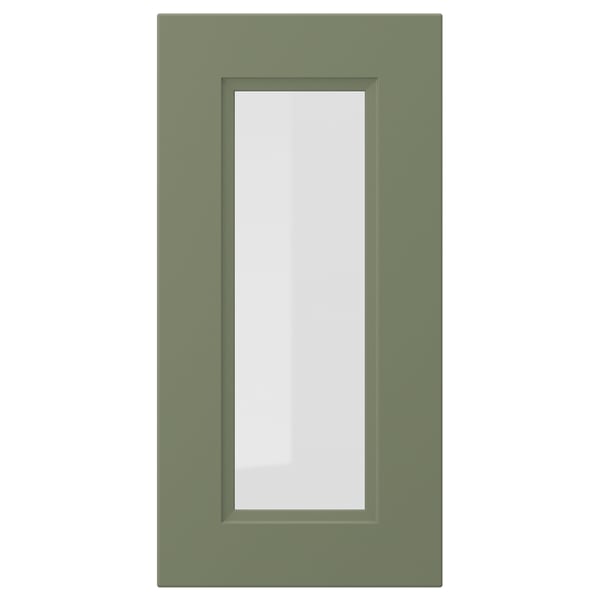 AXSTAD Porte vitrée, gris vert, 30x60 cm
